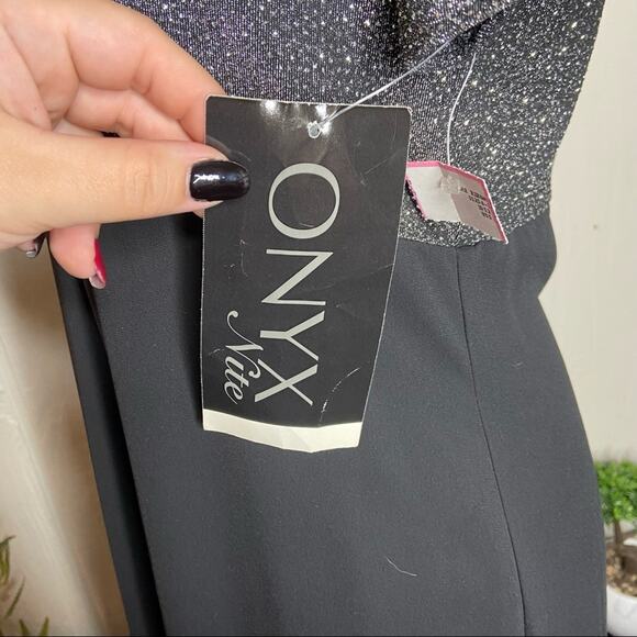 NWT Onyx Nite by Wendye Chaitin Sparkle Dress (Size 12) - Picture 8 of 8